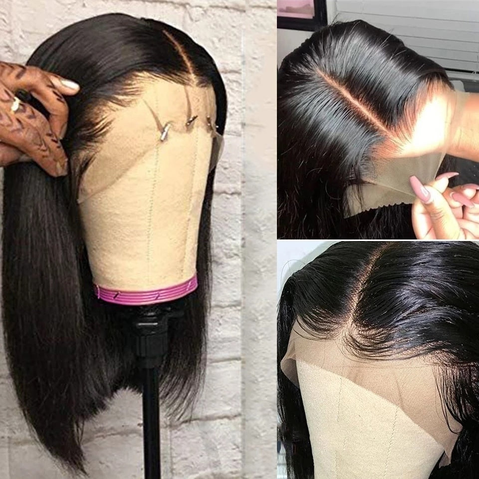 Super Double Drawn 13x4 Brown Lace Frontal Wig (Human Hair)
